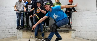 Kickbikeproffset visade Motalakidsen de bästa tricken