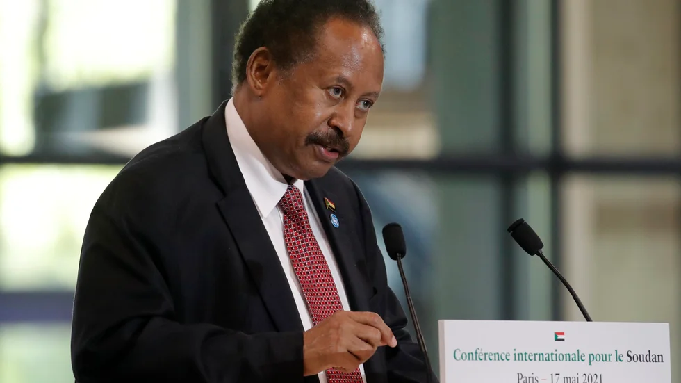 Sudan premiärminister Abdalla Hamdok. Arkivbild