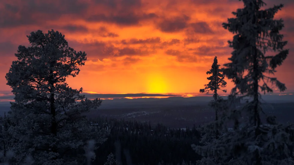 När dagen börjar så här finns förutsättningar för Dagen P. På med skidorna, och kom ihåg allt uselt som du gått igenom - det maxar upplevelsen.