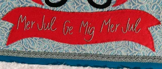 Här blir det en broderad jul