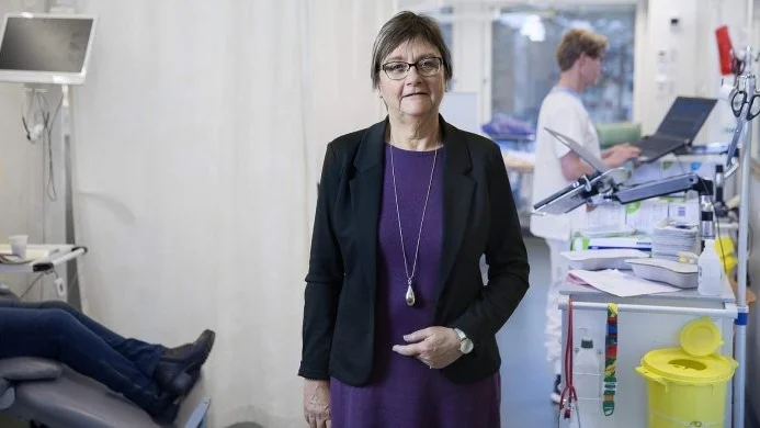 Verksamhetschefen Elisabeth O Karlsson menar att det är viktigt att snabbt åtgärda arbetsmiljöproblemen på onkologmottagningen. Pressbild: Malin Grönborg.