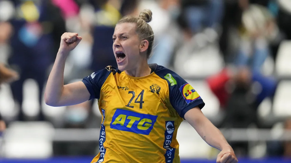Nathalie Hagman leder skytteligan i VM.