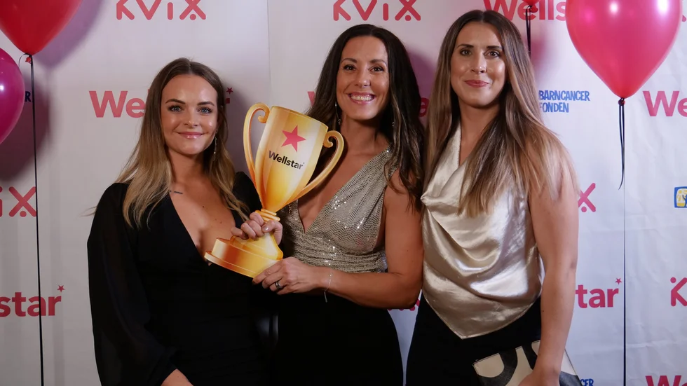 Sophie Äbb, Carola Ranmo och Lina Sönnerlid från CR fitness med bas i Eskilstuna vann 1 miljon kronor i livestreamade talangtävlingen. 40 000 kronor av intäkterna från dem som röstat gick till Barncancerfonden.