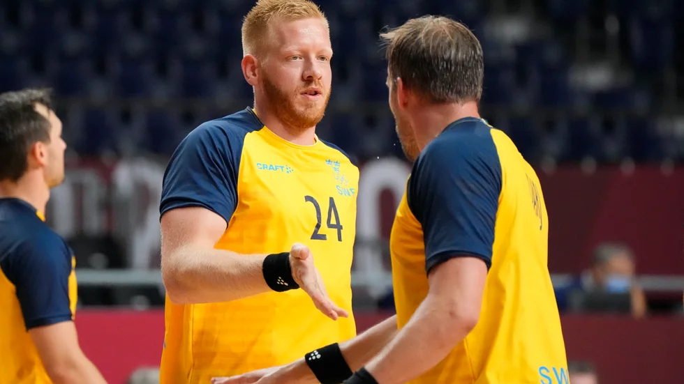 Handbollslandslagets Jim Gottfridsson. Arkivbild.