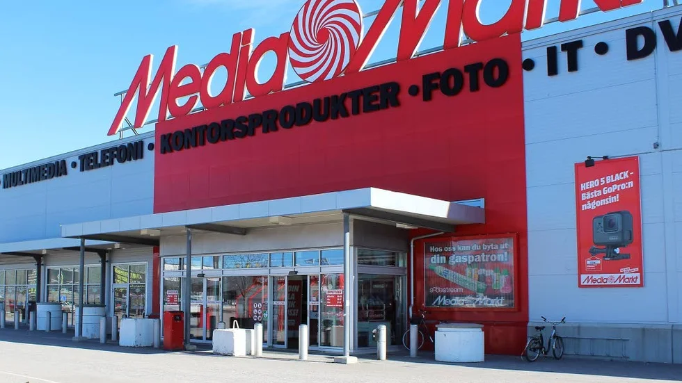 Moderniseras. Media Markt i Norrköping.