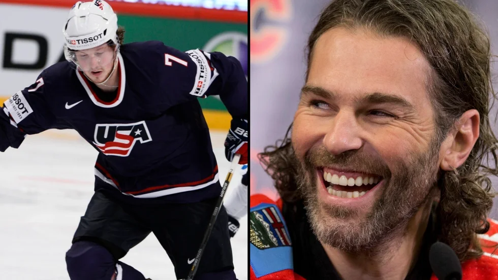 Danny Kristo, till vänster, har bland annat varit lagkamrat med Jaromir Jagr 