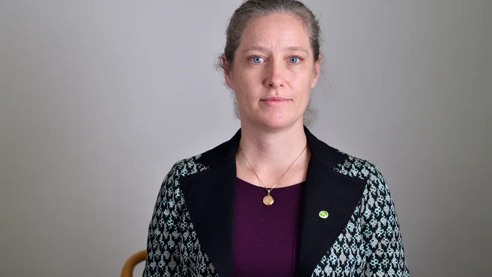 "En markering", säger Amanda Palmstierna, näringspolitisk talesperson för Miljöpartiet om KU-anmälan.