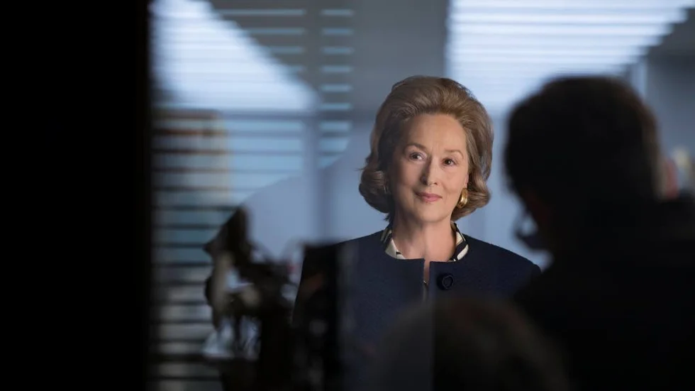 Idealistisk. Katherine Graham (Meryl Streep) utvecklas från försagd societetsdam till stridbar tidningskvinna i Steven Spielbergs ”The Post”. Streep är Oscarsnominerad för rollen. Pressbild.
Fotograf: Nordisk Film