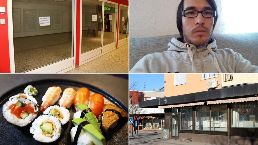 Den ena sushirestaurangen ska ligga mitt emot Coop i H-City, den andra på Bryggerigatan 9. Hassan Ghourbani ska driva den ena restaurangen.