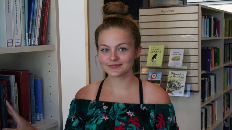 Bibliotekarie. Sofie Pettersson känner att hon har hamnat rätt.