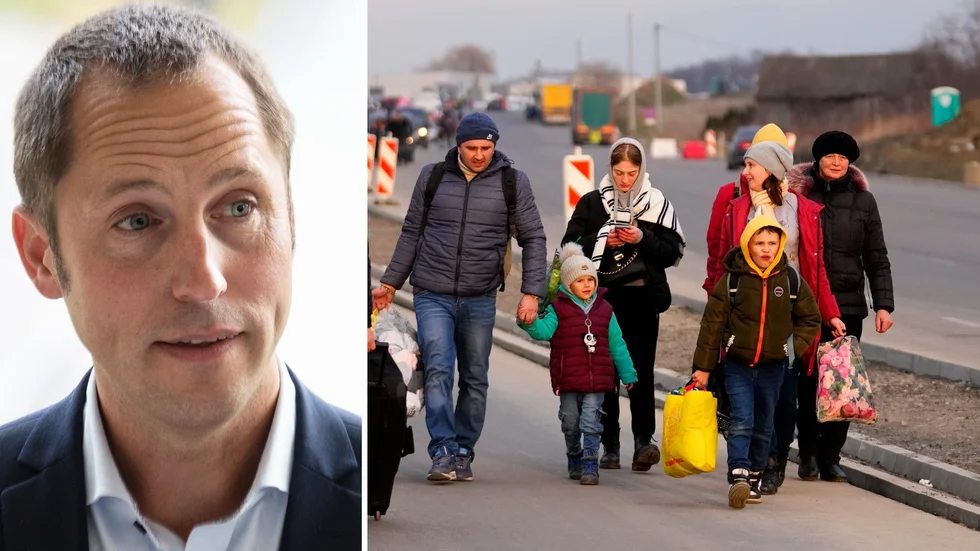 Erik Pelling (S) säger att kommunen är redo att ta emot flyktingar från Ukraina efter att Ryssland invaderat landet. "Det här är den största utmaningen i modern tid", säger han.