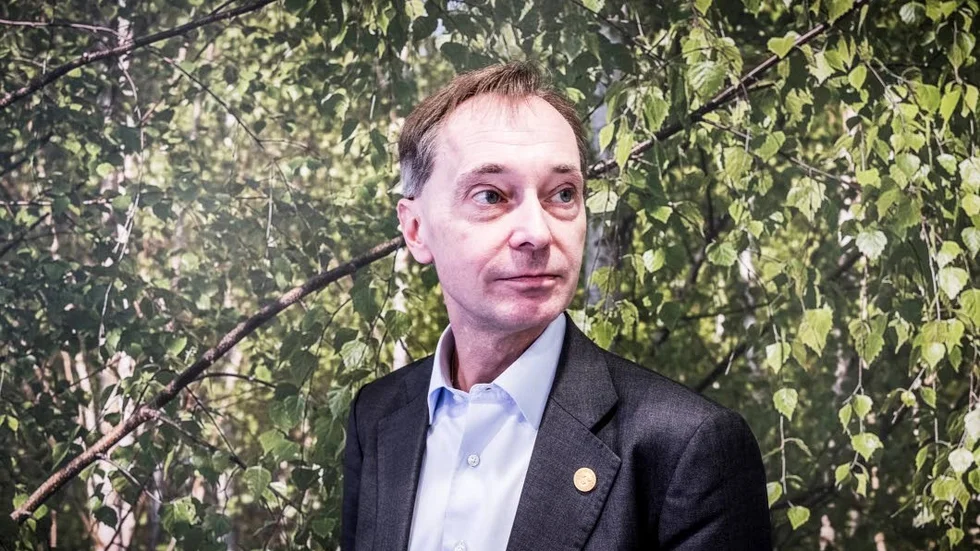 BLICKAR FRAMÅT . Gunnar Axén tycker att Allra är ett bolag med framtidsutsikter.