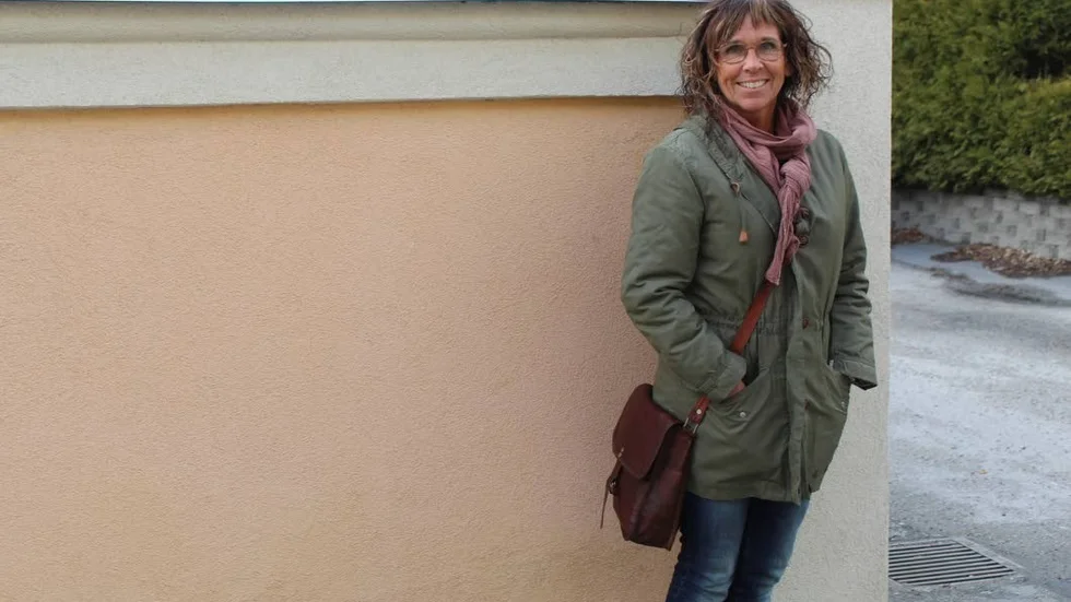 Blomstra. Lotta Larsson tror benhårt på att Finspångs Centrum om ungeför 1, 5 år kommer att vara fint, fräscht och tätt på butiker och kunder.