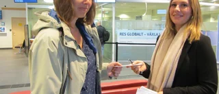 Morgonaktion på Skellefteå Airport mot flygskatten