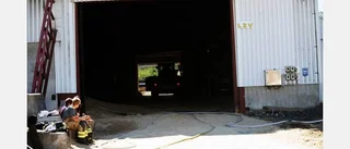 Bildspel: Började pyra i 20 000 ton pellets