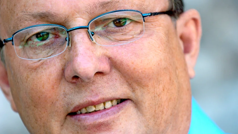 Engagerad. Kenneth Backgård är optimistisk kring att få in tillräckligt med namnunderskrifter. Foto: JANERIK HENRIKSSON / TT.