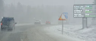 Snökaos i Skellefteå - se Jeanettes bilder från centrala stan