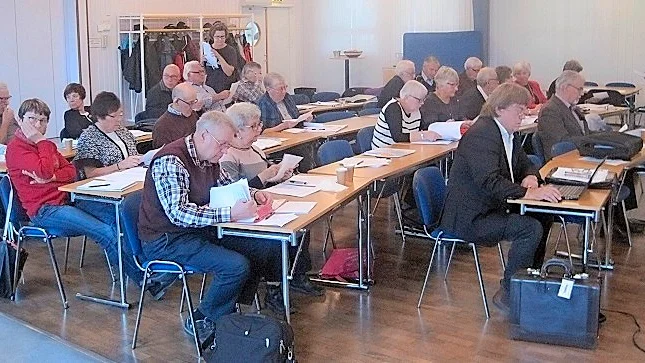 SPF Seniorerna Norrbottens distriktsordförandekonferens i Sunderbyn samlade ett 30-tal deltagare