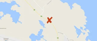 Larm om trafikolycka på E4