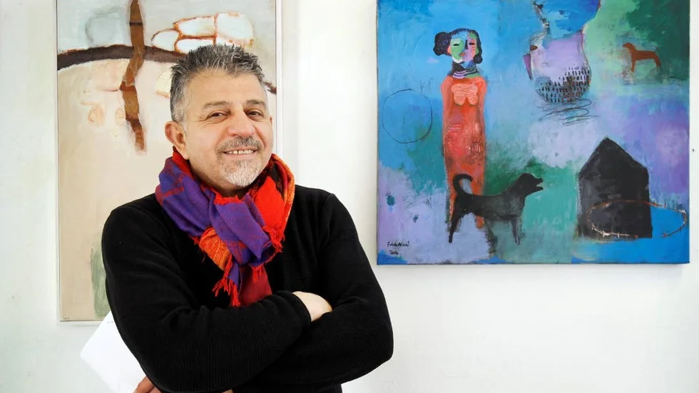 Favorit. Galleristen Alexander Hadad gillar Falah Alanis färgrika "En vanlig dag".