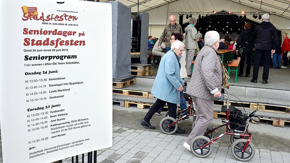 Skribenten efterlyser insatser från Skellefteå kommun sida för pensionärer sommartid.