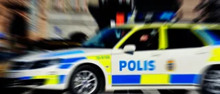 Man omhändertagen för skadegörelse – Kastade tegelsten