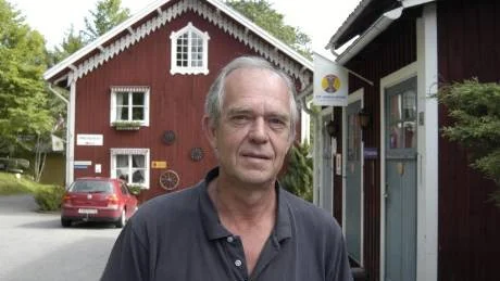 Björn Holmqvist är anställd på Överums vandrarhem. Det är det vandrarhem som ökat mest i hela Sverige. Omsättningen ökade med 107 procent.Foto: Hans Brandin