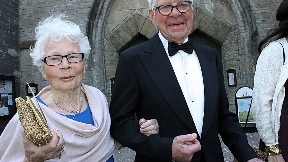 Hannas mormor och morfar, Marianne och Gösta Östensson.