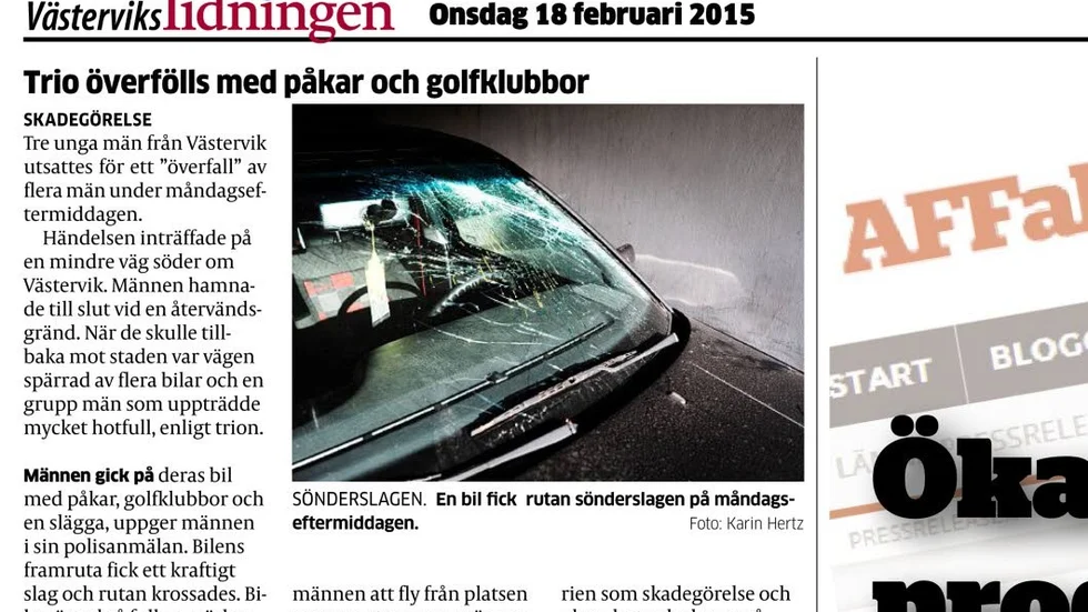 I februari skrev VT om attacken vid rastplatsen i Botorpsström.