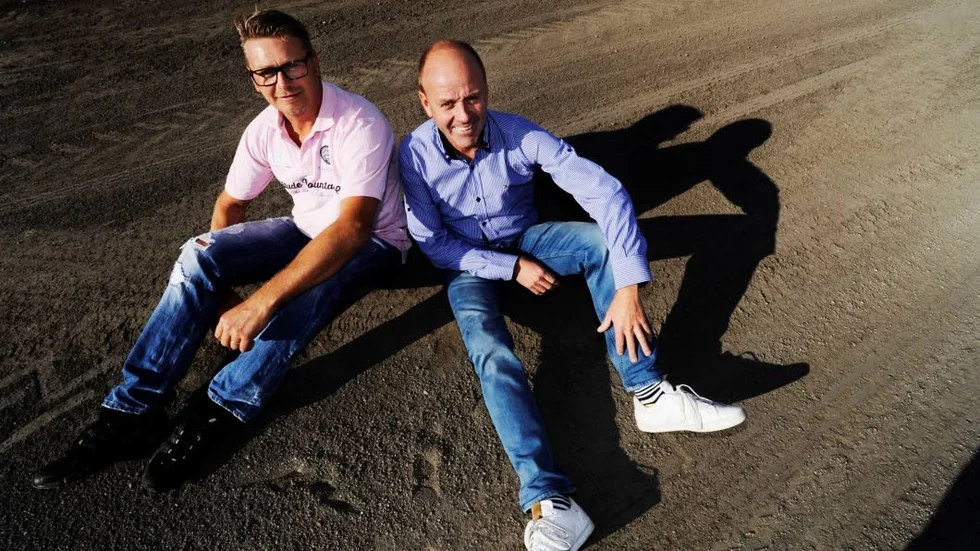 Minns tillbaka. Robert Johanson, till vänster, och Patrik Olsson ingick i laget när Västervik Speedway tog sitt enda SM-guld hittills för tio år sedan.