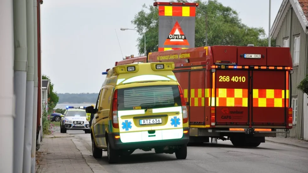 Trafik. Olyckan på Hamngatan där en kvinnlig cyklist blev allvarligt skadad.