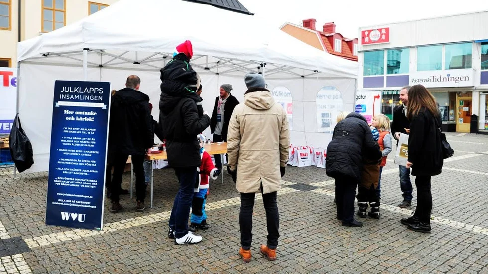 GÅVOR. Julklappsinsamlingen har hittills gett omkring 1600 julklappar.