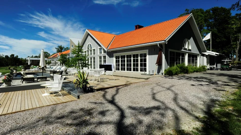 Expansivt hotell. Hotellet på Gränsö invigdes 2009. Delen närmast i bild färdigställdes i höstas. Nu vill man skapa utrymme för ytterligare expansion.