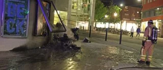 Brandattentat mot motorcyklar