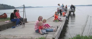 Många ville meta i Helgenäs