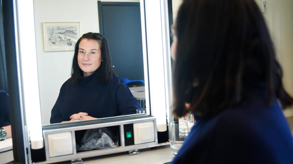 Programledaren Petra Malm har fått möjlighet att visa sina färdigheter inom inspiration och personligt bemötande i årets "Robinson".