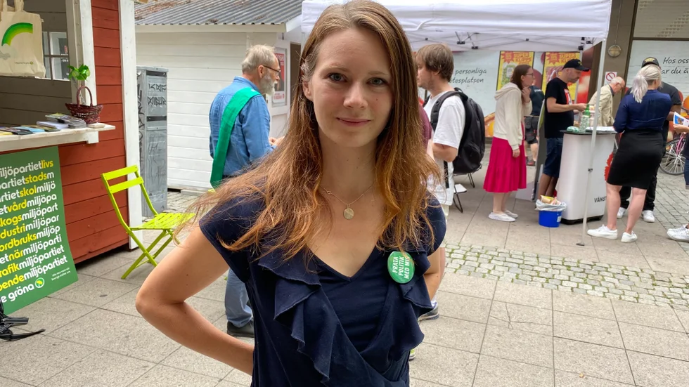 Rebecka Le Moine är riksdagskandidat för Miljöpartiet i Norrköping.