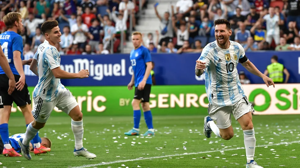 Det är Lionel Messi och Argentina som är populärast bland biljettköparna inför VM i Qatar. Arkivbild.