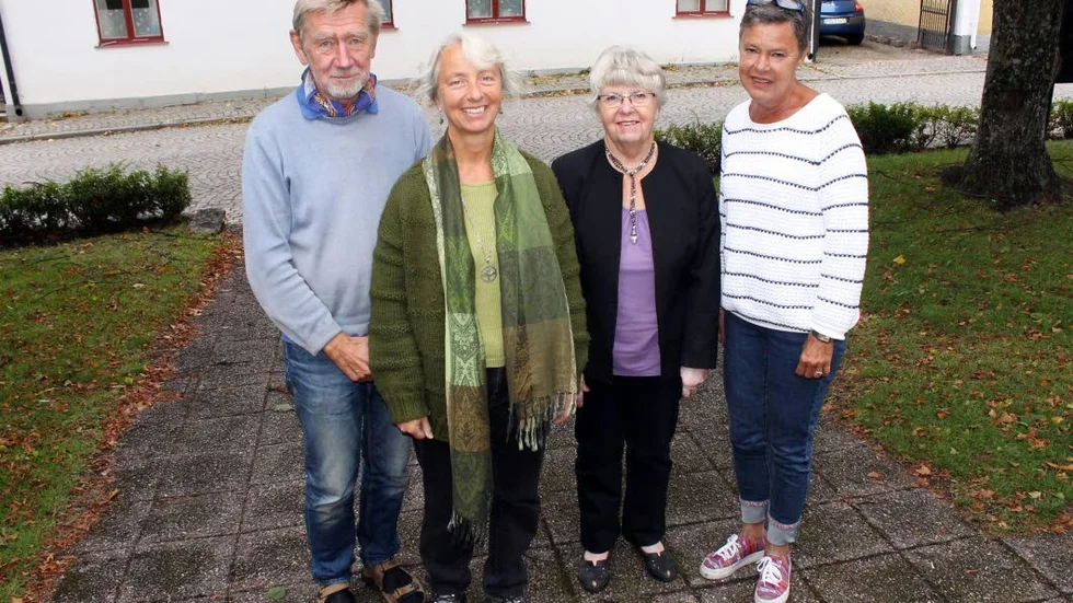 DE FINNS FÖR DIG. Åke Jansson, Helena Svensson, Anne-Marie Lindholm och Gudrun Hovnert.