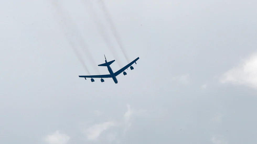 Bombflygplanet B-52 Stratofortress utvecklades i USA under 1950-talet. Arkivbild.