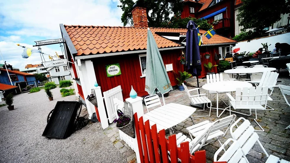 Unik miljö. Båtsmansstugorna ligger centralt i Västervik och byggdes på plats redan 1746.