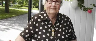 Lizzie Henriksson i Västervik hyllas i dag