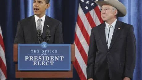 Barack Obama utnyttjar sin känsla för rytm och sin röst när han talar. Foto:  (AP Photo)