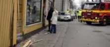 Våldsam krasch mitt i Västervik