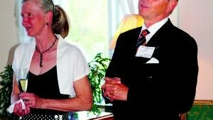 Arrangörer. Skolträffar ordnas inte med automatik. För 67-orna är Annika Reuter (Kårsnäs) och Sven Lindgren samordnare och de blev ordentligt hyllade.
