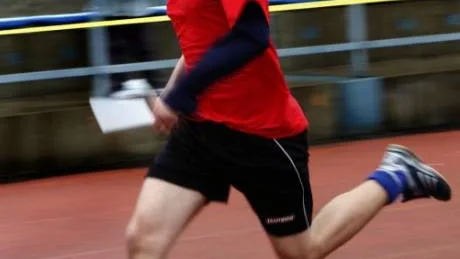 Kalle Dunger från Idrottsprogrammet deltog i friidrottstävlingarna i Kina och sprang 100 meter. Foto: Elin Pettersson