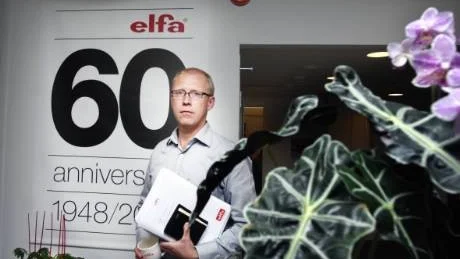 I skuggan av den finansiella krisen i USA måste Elfa varsla om uppsägning, berättar vd Jörgen Nilsson.