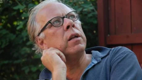 - Han har en unik röst, säger Peter Hultsberg om Ölandspoeten Lennart Sjögren.Foto: Hans Olofsson