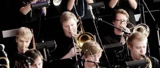 Svängig jazz av ungdomsorkestern