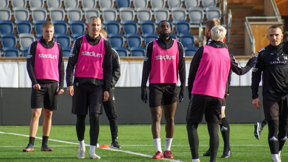 Det var i vanlig ordning bra stämning på Sirius träning.